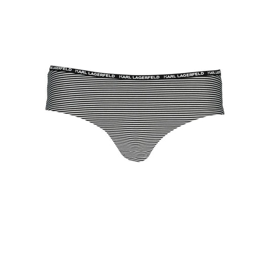 Karl Lagerfeld Black Elastane Swimwear – XS par Karl Lagerfeld | Disponible sur Sandy Store ByNet