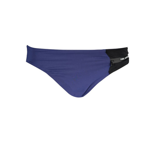 Karl Lagerfeld Blue Elastane Swimwear – XS par Karl Lagerfeld | Disponible sur Sandy Store ByNet