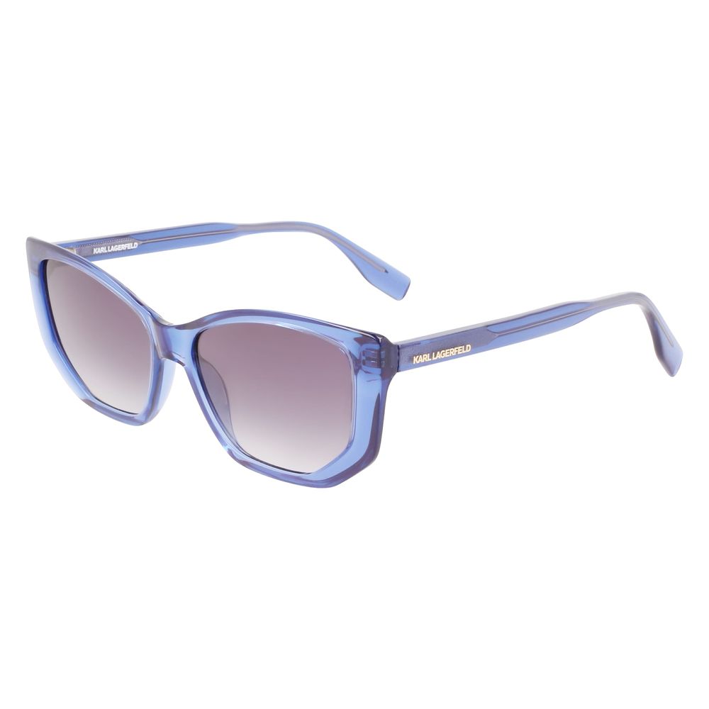 Karl Lagerfeld Blue Injected Sunglasses - Sandy Store ByNet