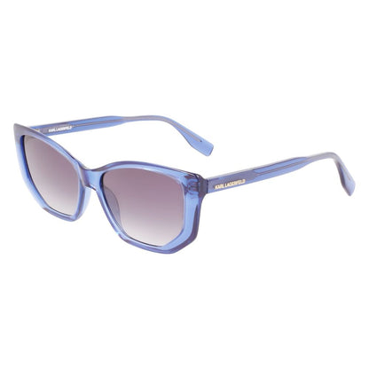 Karl Lagerfeld Blue Injected Sunglasses - Sandy Store ByNet