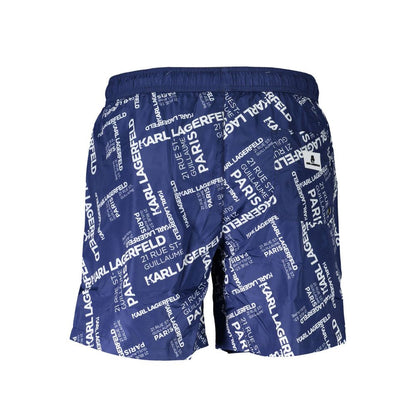Karl Lagerfeld Blue Polyester Swimwear – S par Karl Lagerfeld | Disponible sur Sandy Store ByNet