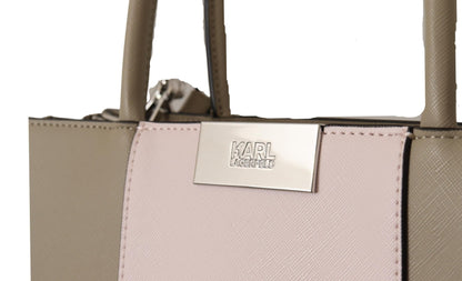 Karl Lagerfeld Elegant Sage Green Tote Shoulder Bag - Sandy Store ByNet