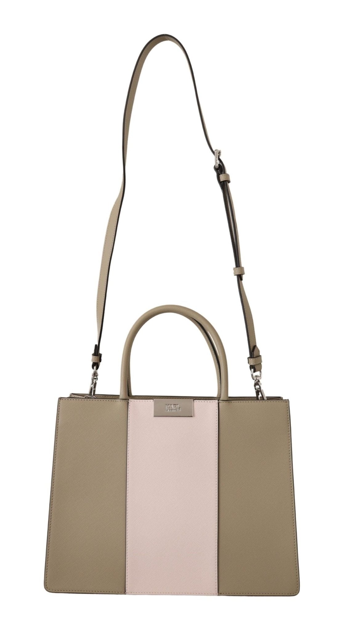 Karl Lagerfeld Elegant Sage Green Tote Shoulder Bag - Sandy Store ByNet