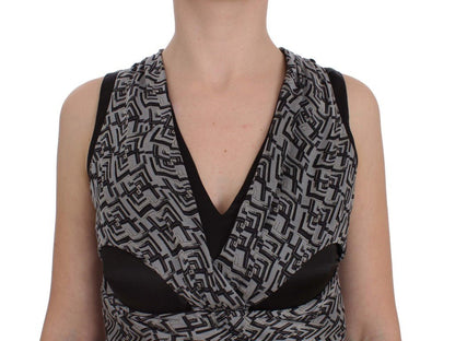 Karl Lagerfeld Elegant Silk Blouse with Logo Detailing - Sandy Store ByNet