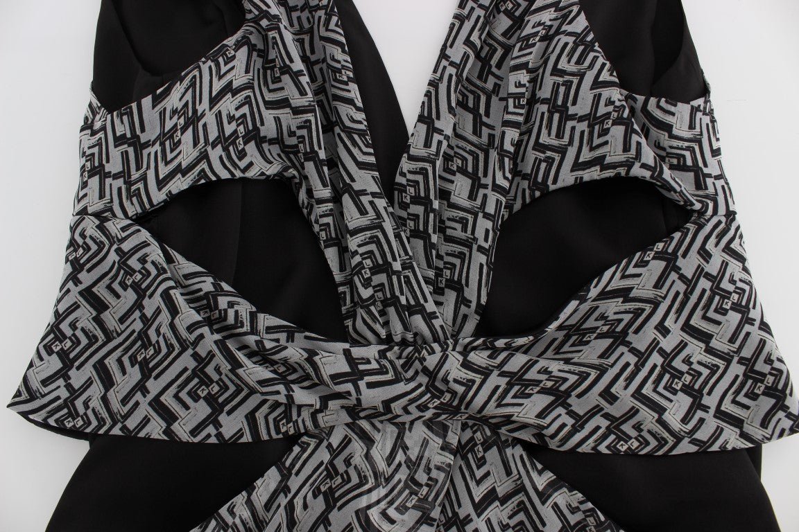 Karl Lagerfeld Elegant Silk Blouse with Logo Detailing - Sandy Store ByNet