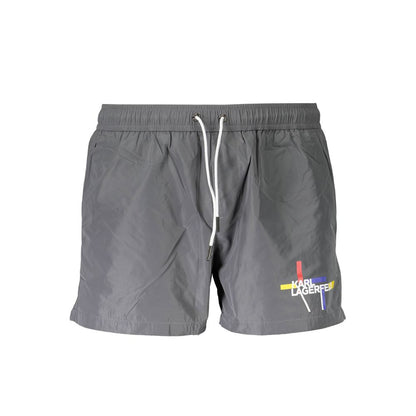 Karl Lagerfeld Gray Polyester Swimwear – S par Karl Lagerfeld | Disponible sur Sandy Store ByNet