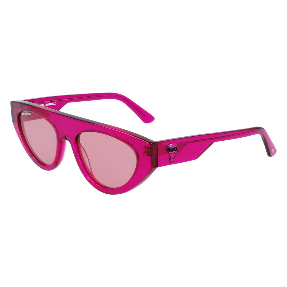 Karl Lagerfeld Pink Acetate Sunglasses - Sandy Store ByNet