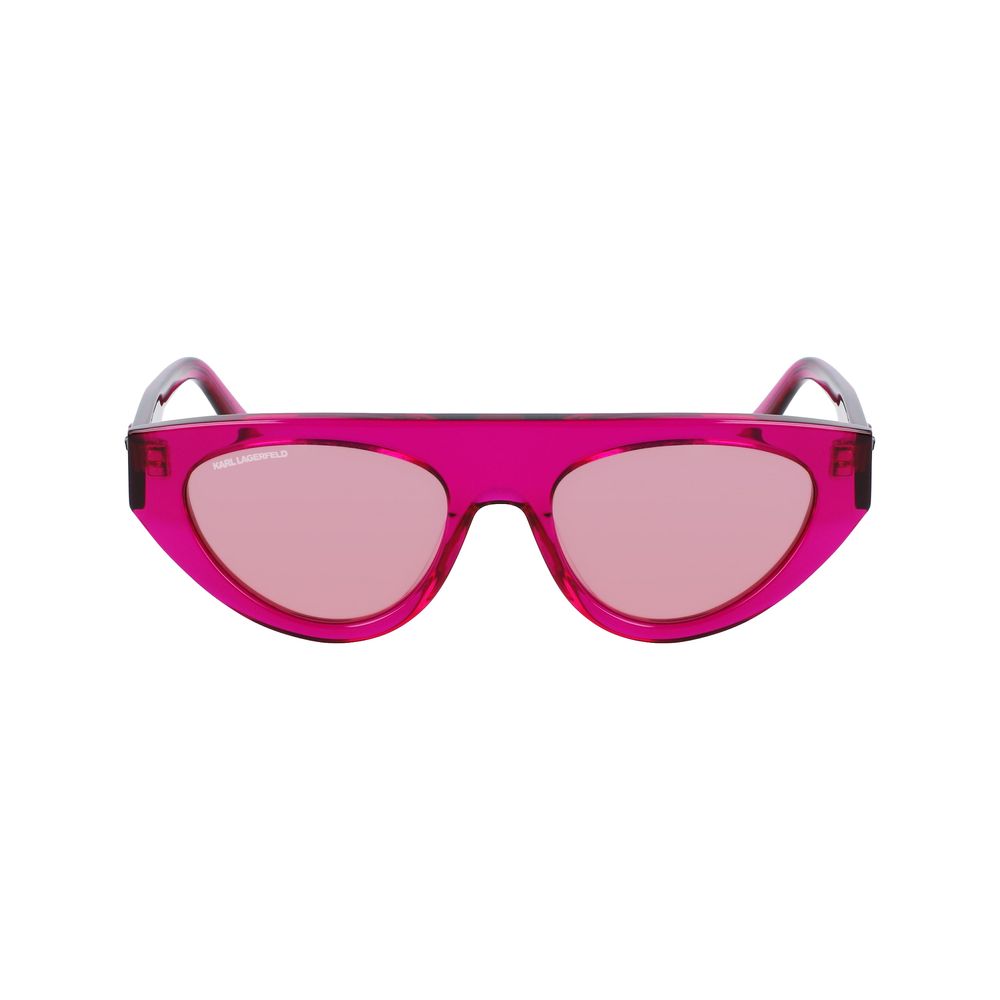 Karl Lagerfeld Pink Acetate Sunglasses - Sandy Store ByNet