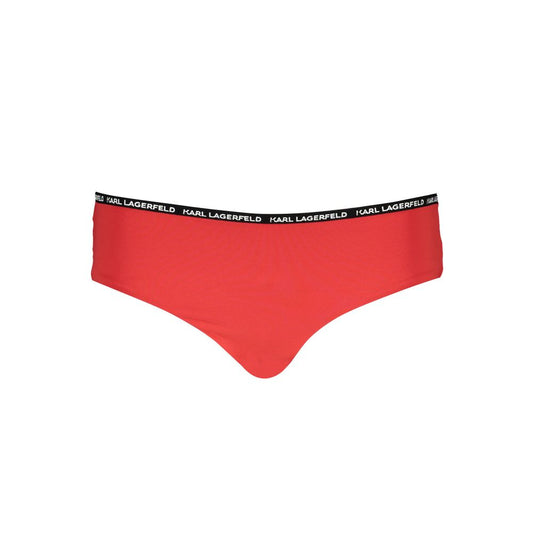 Karl Lagerfeld Red Elastane Swimwear – XS par Karl Lagerfeld | Disponible sur Sandy Store ByNet