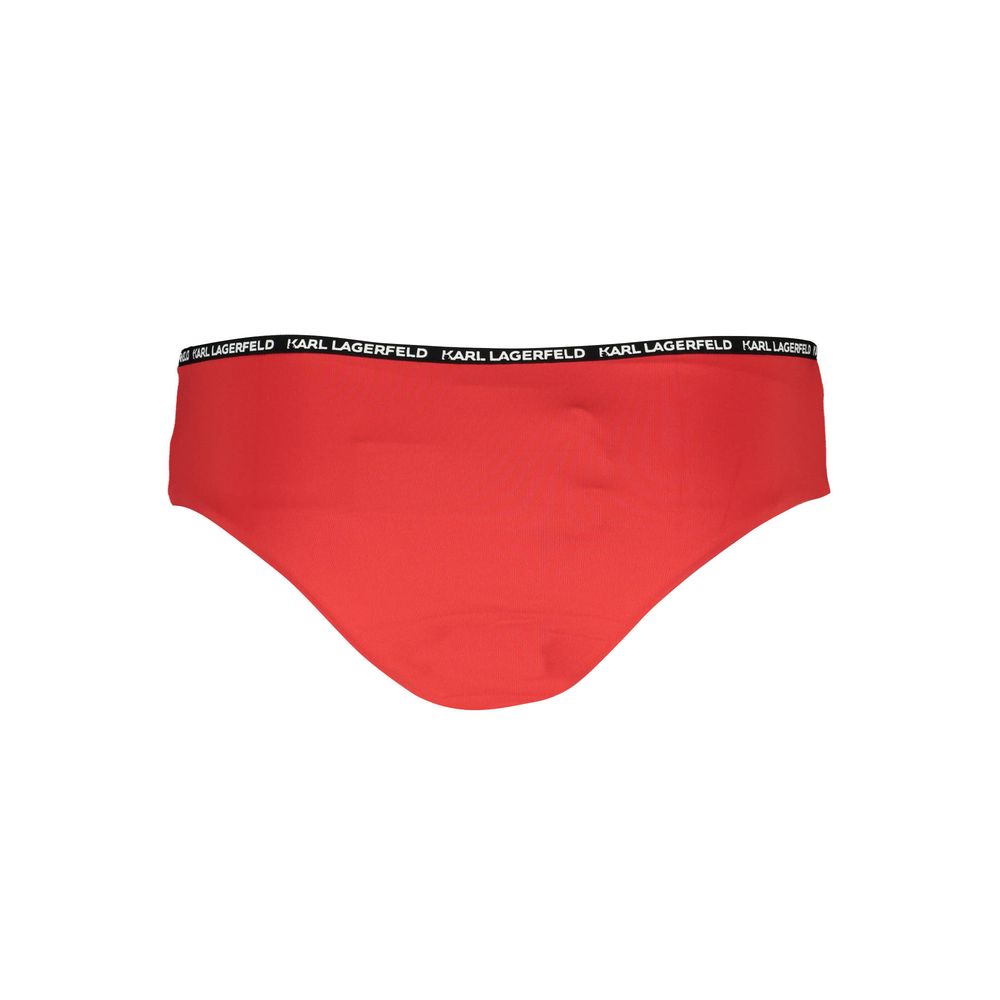 Karl Lagerfeld Red Elastane Swimwear – XS par Karl Lagerfeld | Disponible sur Sandy Store ByNet