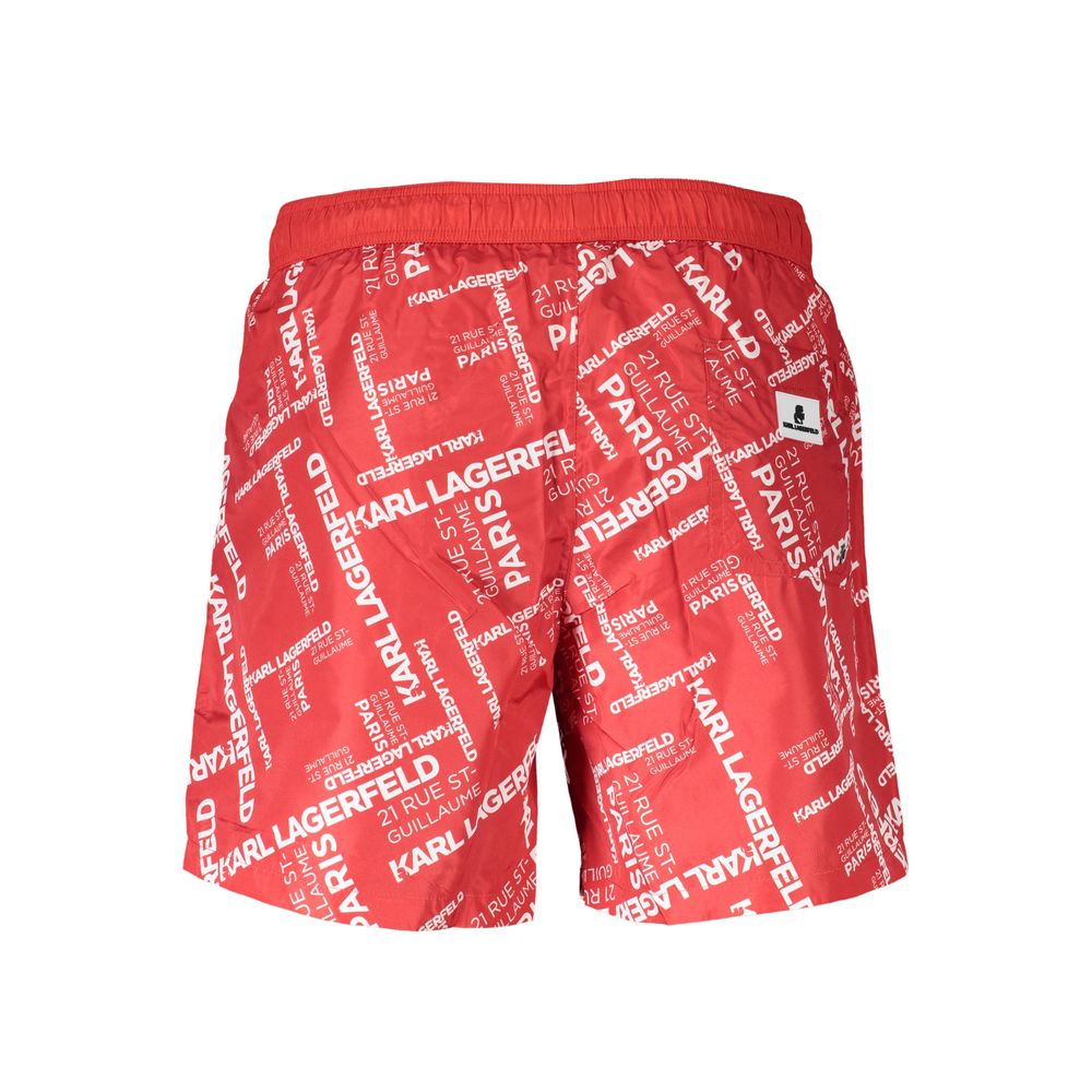 Karl Lagerfeld Red Polyester Swimwear – S par Karl Lagerfeld | Disponible sur Sandy Store ByNet