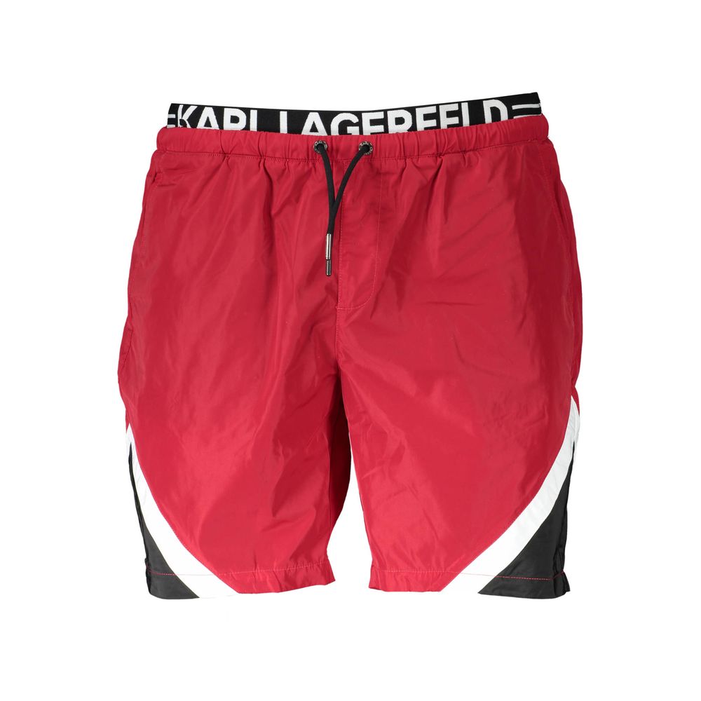 Karl Lagerfeld Red Polyester Swimwear – S par Karl Lagerfeld | Disponible sur Sandy Store ByNet