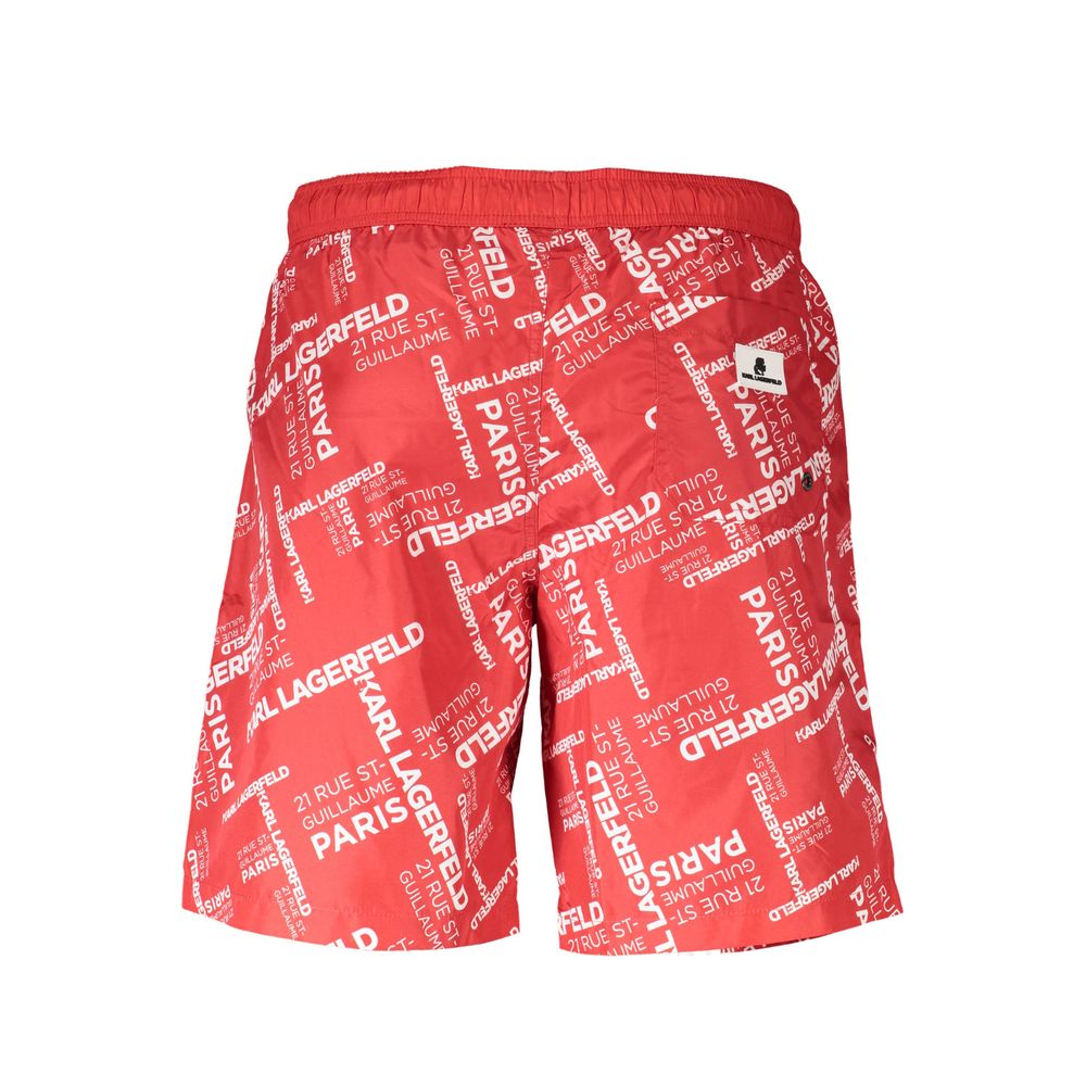 Karl Lagerfeld Red Polyester Swimwear – S par Karl Lagerfeld | Disponible sur Sandy Store ByNet