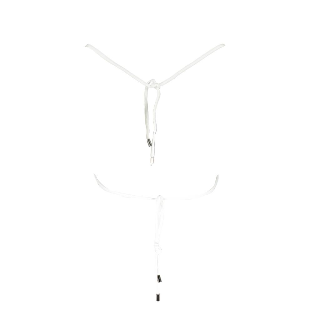Karl Lagerfeld White Elastane Swimwear – XS par Karl Lagerfeld | Disponible sur Sandy Store ByNet