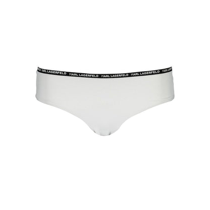 Karl Lagerfeld White Elastane Swimwear – XS par Karl Lagerfeld | Disponible sur Sandy Store ByNet