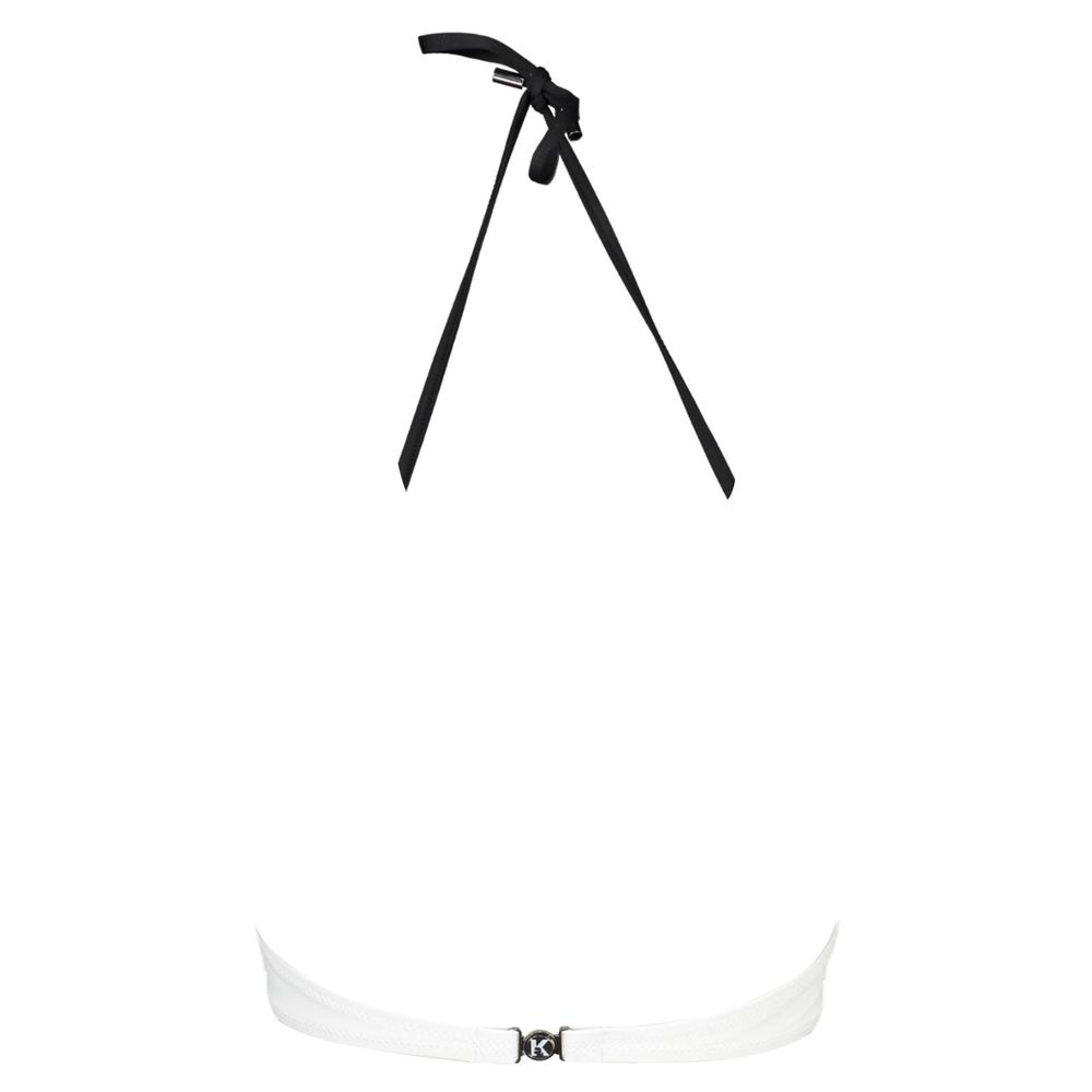 Karl Lagerfeld White Elastane Swimwear – XS par Karl Lagerfeld | Disponible sur Sandy Store ByNet