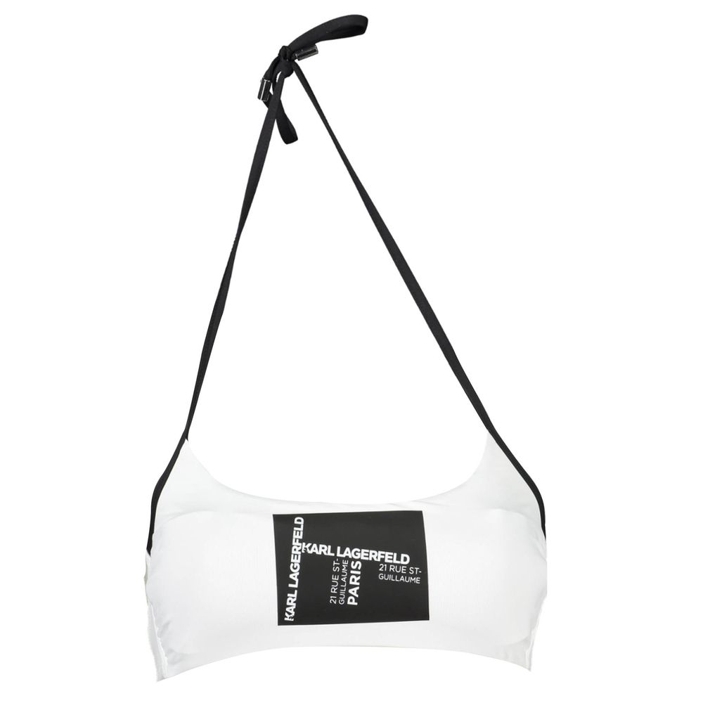 Karl Lagerfeld White Elastane Swimwear – XS par Karl Lagerfeld | Disponible sur Sandy Store ByNet