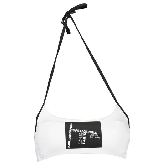 Karl Lagerfeld White Elastane Swimwear – XS par Karl Lagerfeld | Disponible sur Sandy Store ByNet