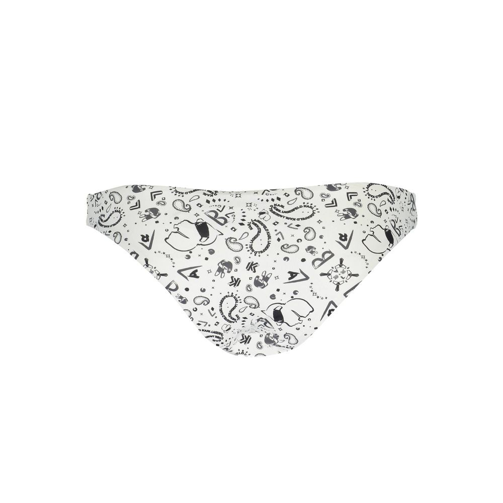 Karl Lagerfeld White Elastane Swimwear – XS par Karl Lagerfeld | Disponible sur Sandy Store ByNet