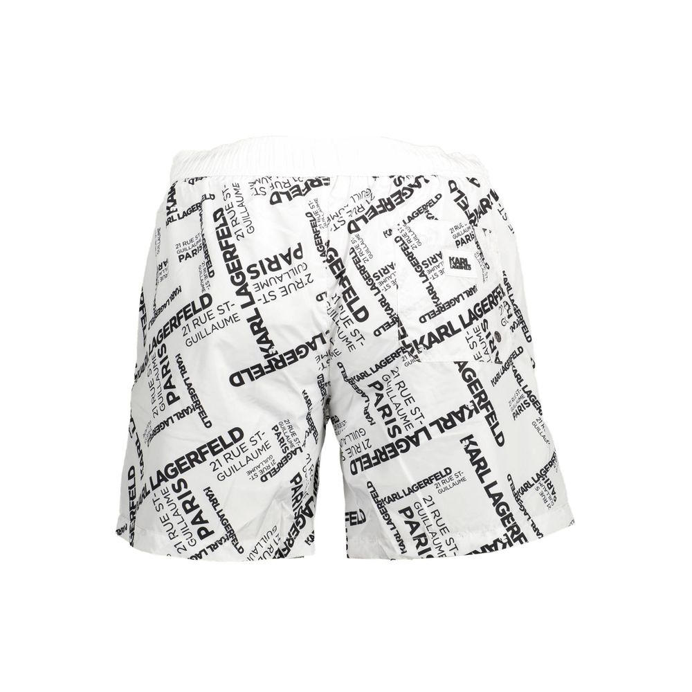 Karl Lagerfeld White Polyester Swimwear – L par Karl Lagerfeld | Disponible sur Sandy Store ByNet