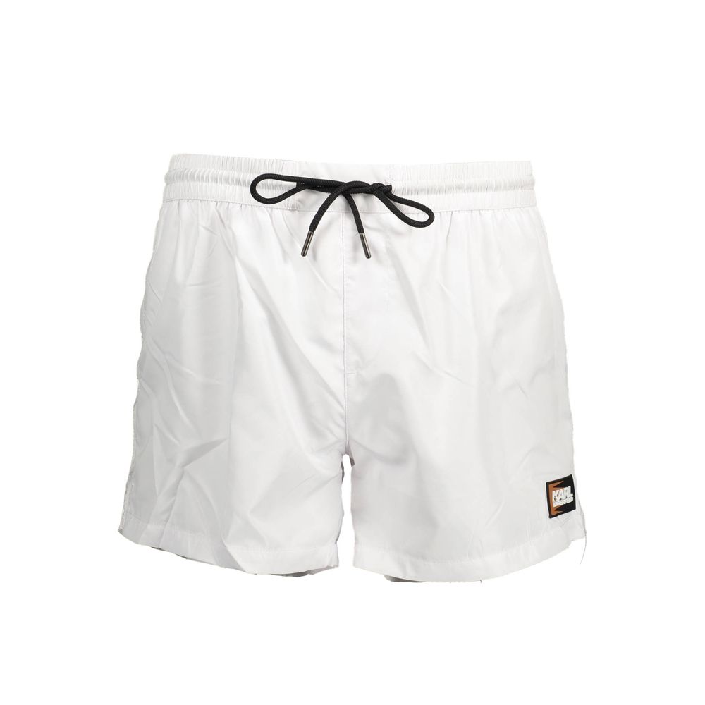Karl Lagerfeld White Polyester Swimwear – S par Karl Lagerfeld | Disponible sur Sandy Store ByNet
