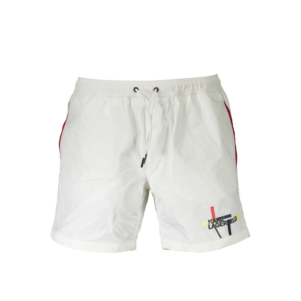 Karl Lagerfeld White Polyester Swimwear – S par Karl Lagerfeld | Disponible sur Sandy Store ByNet