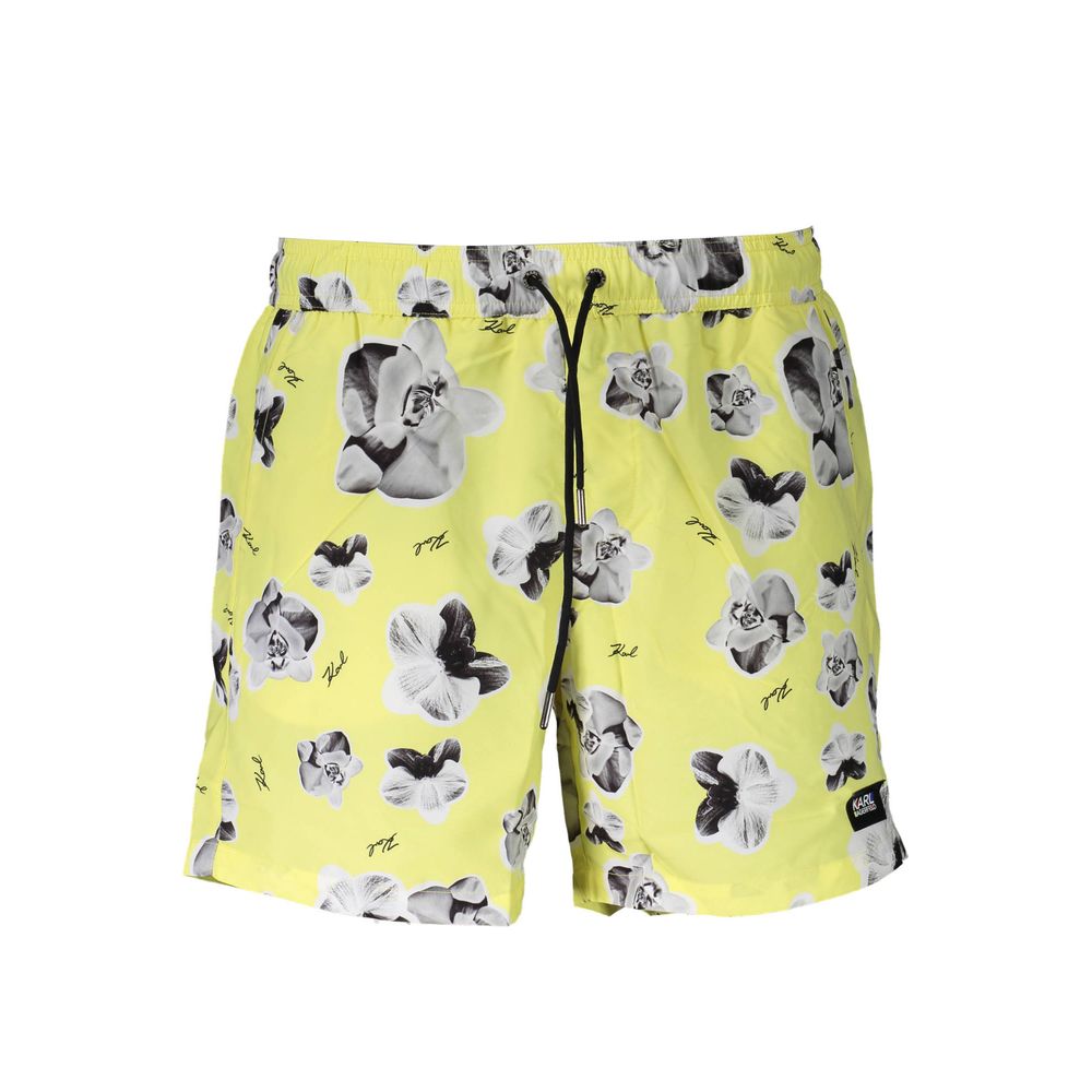 Karl Lagerfeld Yellow Polyester Swimwear – S par Karl Lagerfeld | Disponible sur Sandy Store ByNet