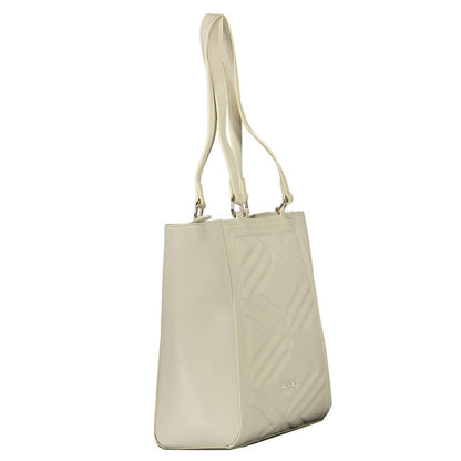 Mario Valentino Beige Polyethylene Handbag – par Mario Valentino | Disponible sur Sandy Store ByNet