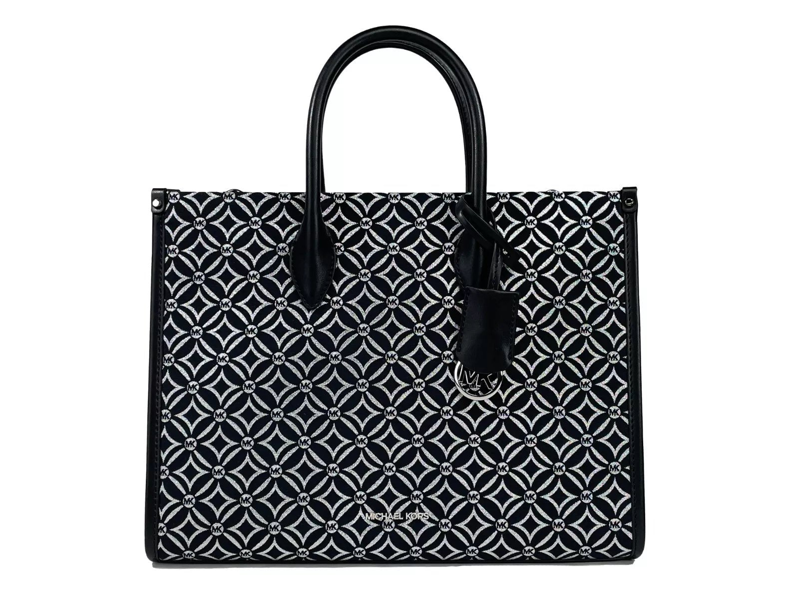 Michael Kors Mirella Medium Top Zip Crossbody Tote Bag Black - Sandy Store ByNet