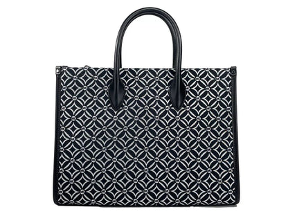 Michael Kors Mirella Medium Top Zip Crossbody Tote Bag Black - Sandy Store ByNet