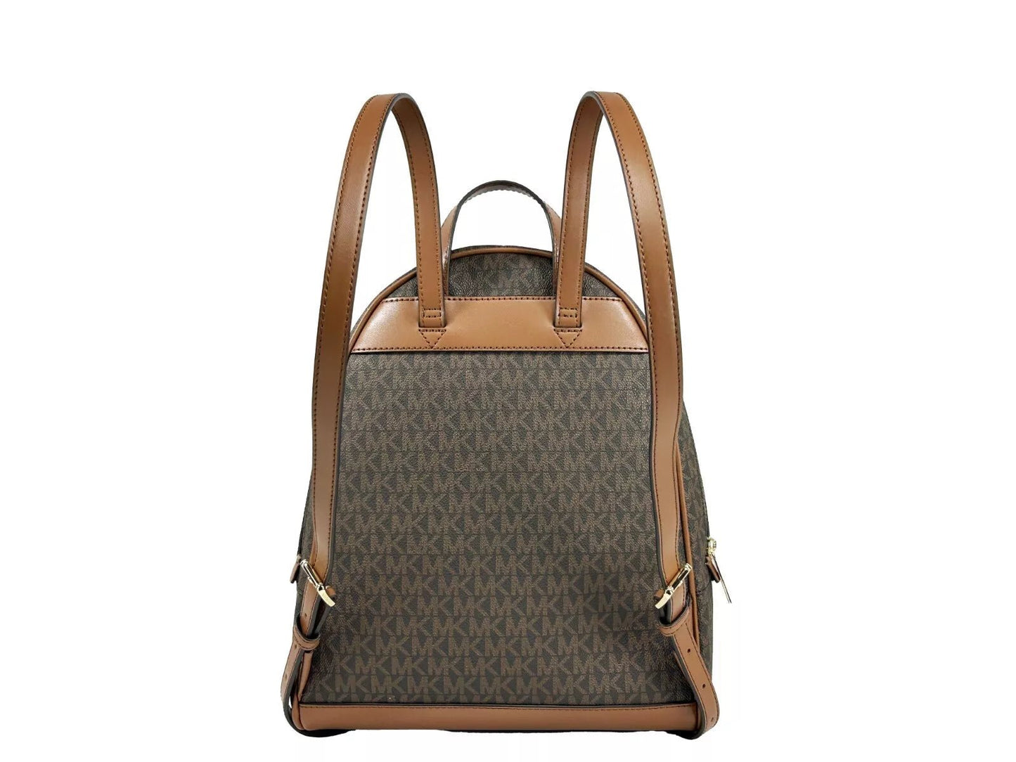 Michael Kors Rhea Medium PVC Backpack Bookbag Brown - Sandy Store ByNet