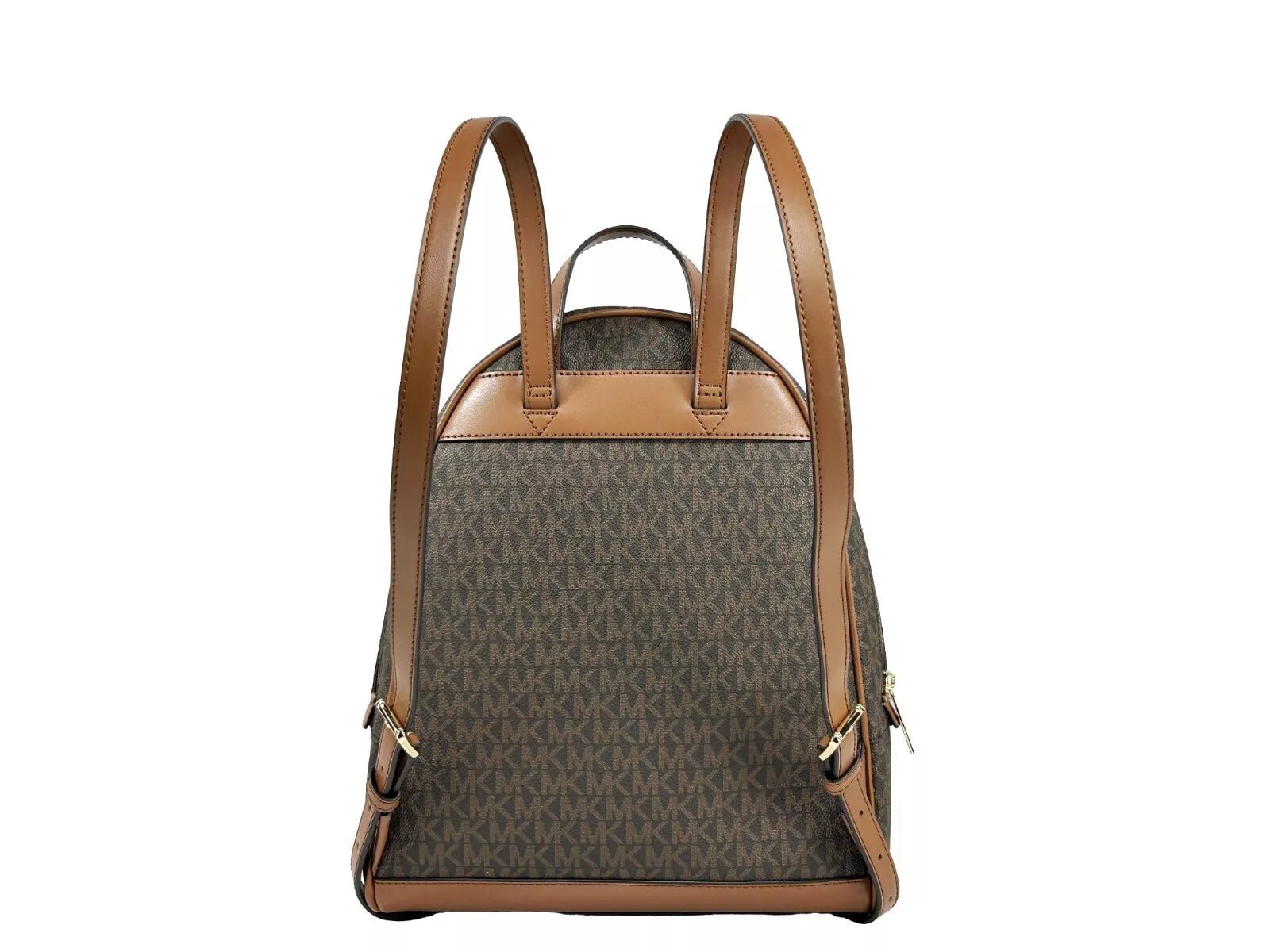 Michael Kors Rhea Medium PVC Backpack Bookbag Brown - Sandy Store ByNet