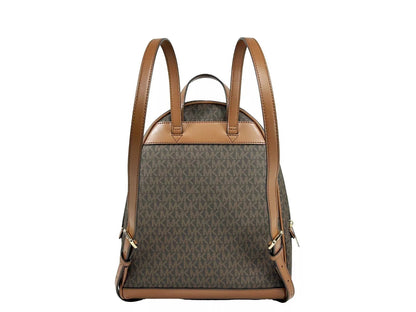 Michael Kors Rhea Medium PVC Backpack Bookbag Brown - Sandy Store ByNet