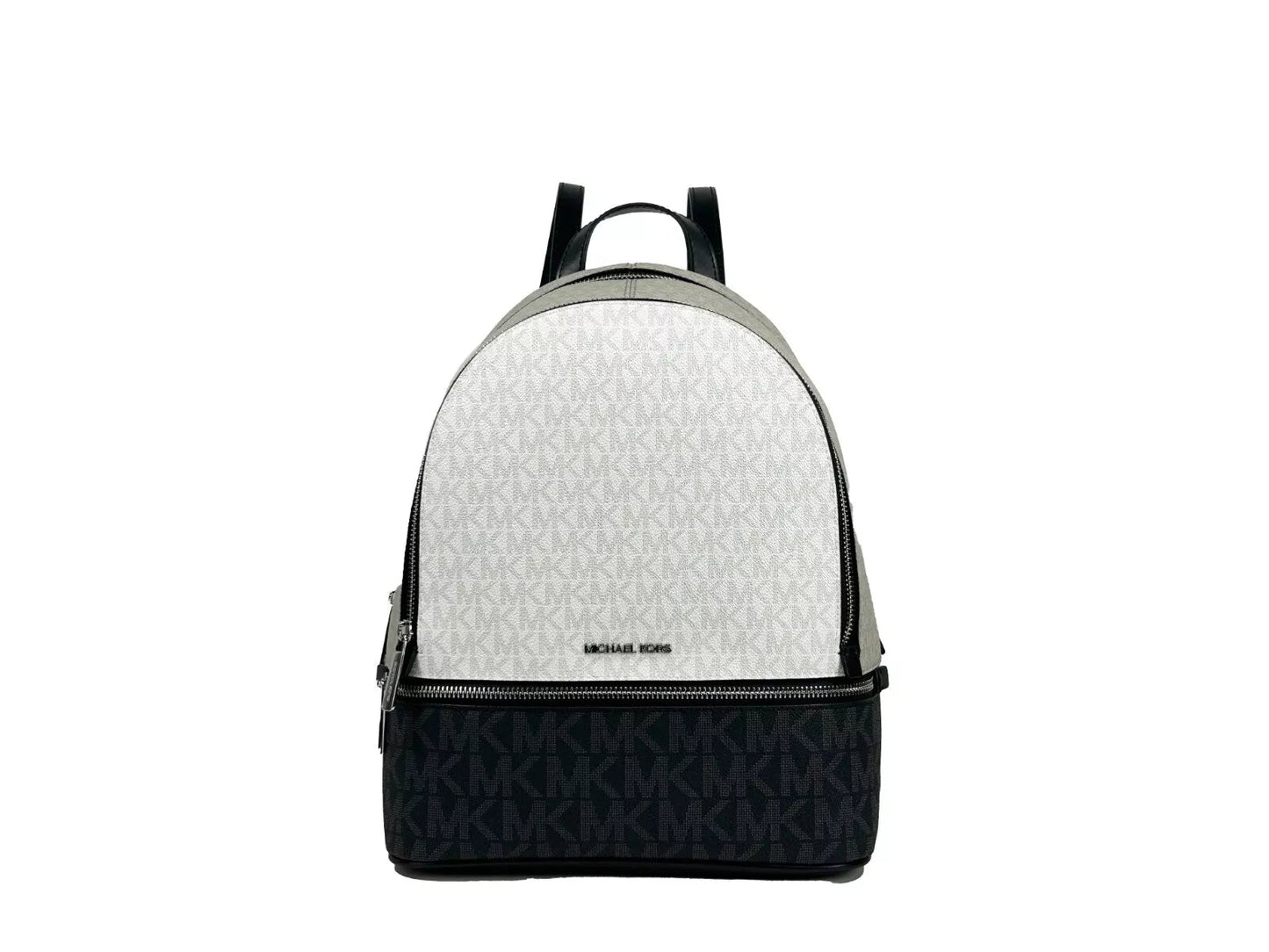 Michael Kors Rhea Medium PVC Backpack Bookbag Optic White Multi - Sandy Store ByNet