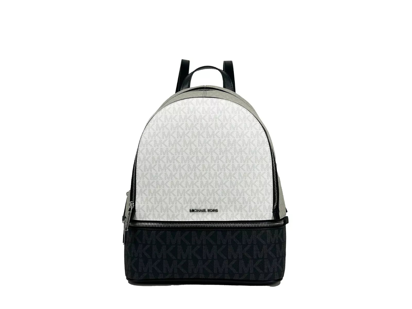 Michael Kors Rhea Medium PVC Backpack Bookbag Optic White Multi - Sandy Store ByNet