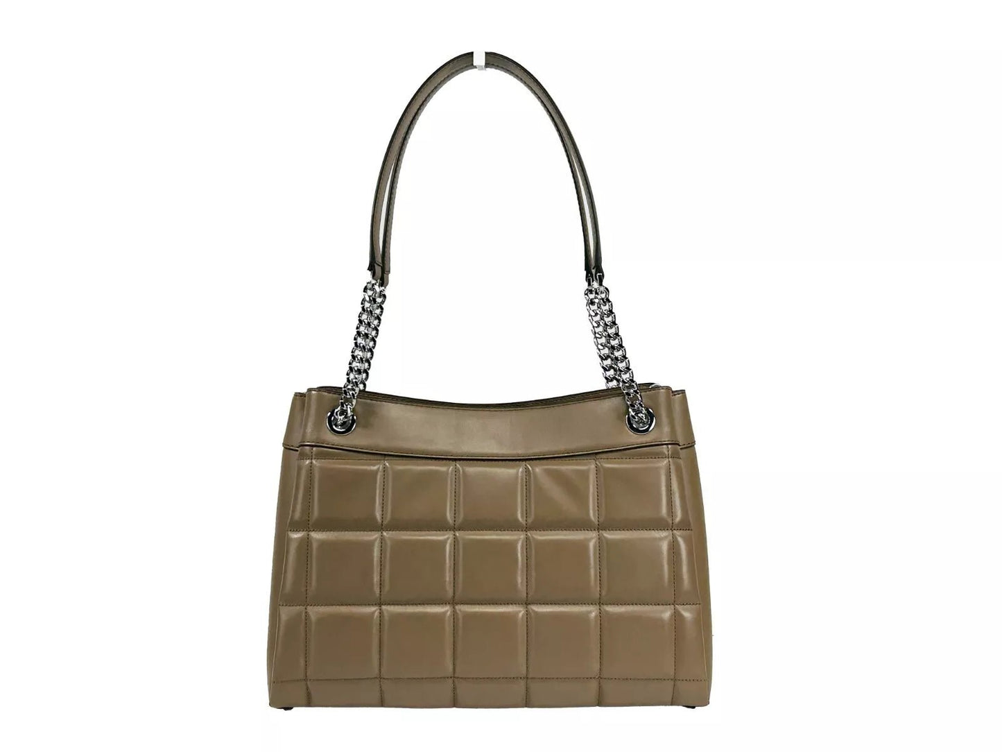 Michael Kors Susan Medium Chain Shoulder Tote Bag Driftwood - Sandy Store ByNet