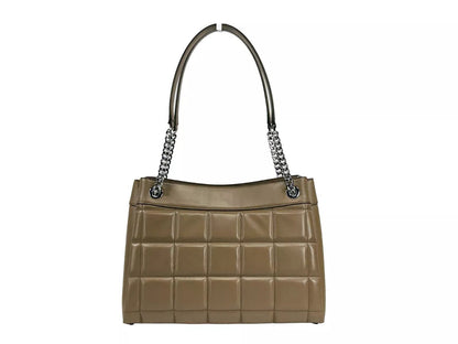 Michael Kors Susan Medium Chain Shoulder Tote Bag Driftwood - Sandy Store ByNet