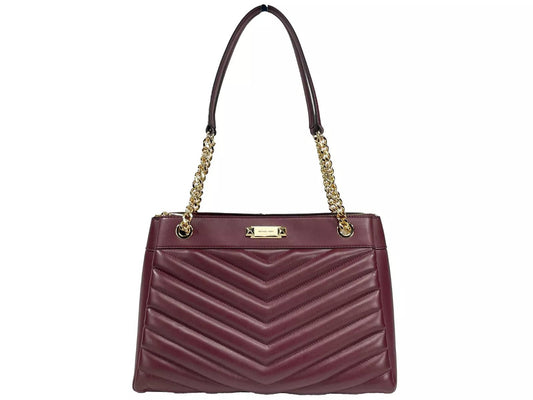 Michael Kors Whitney Medium Chain Shoulder Bag Purse Oxblood - Sandy Store ByNet