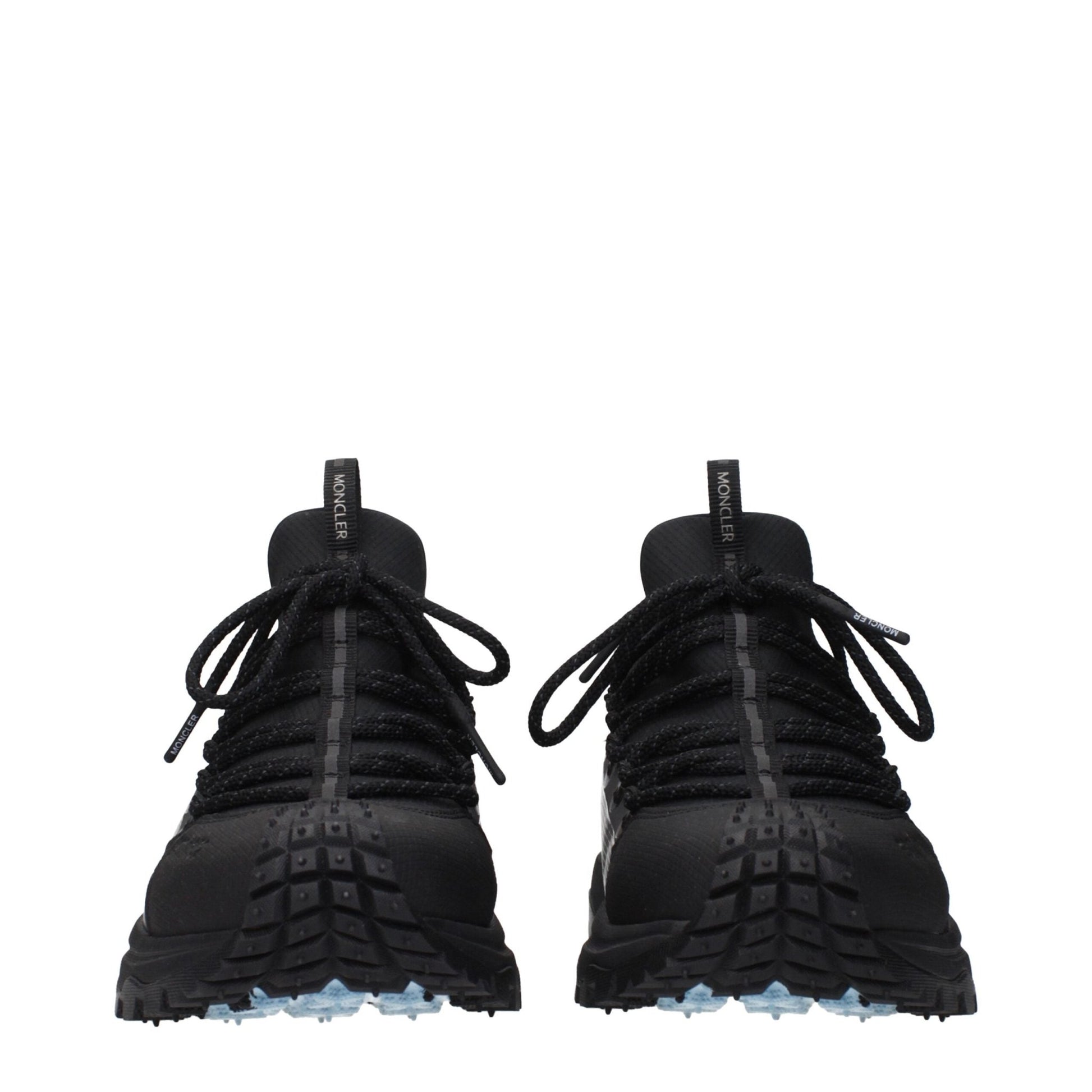 Moncler Black Fabric Athletic Sneakers – EU40/US7 par Moncler | Disponible sur Sandy Store ByNet