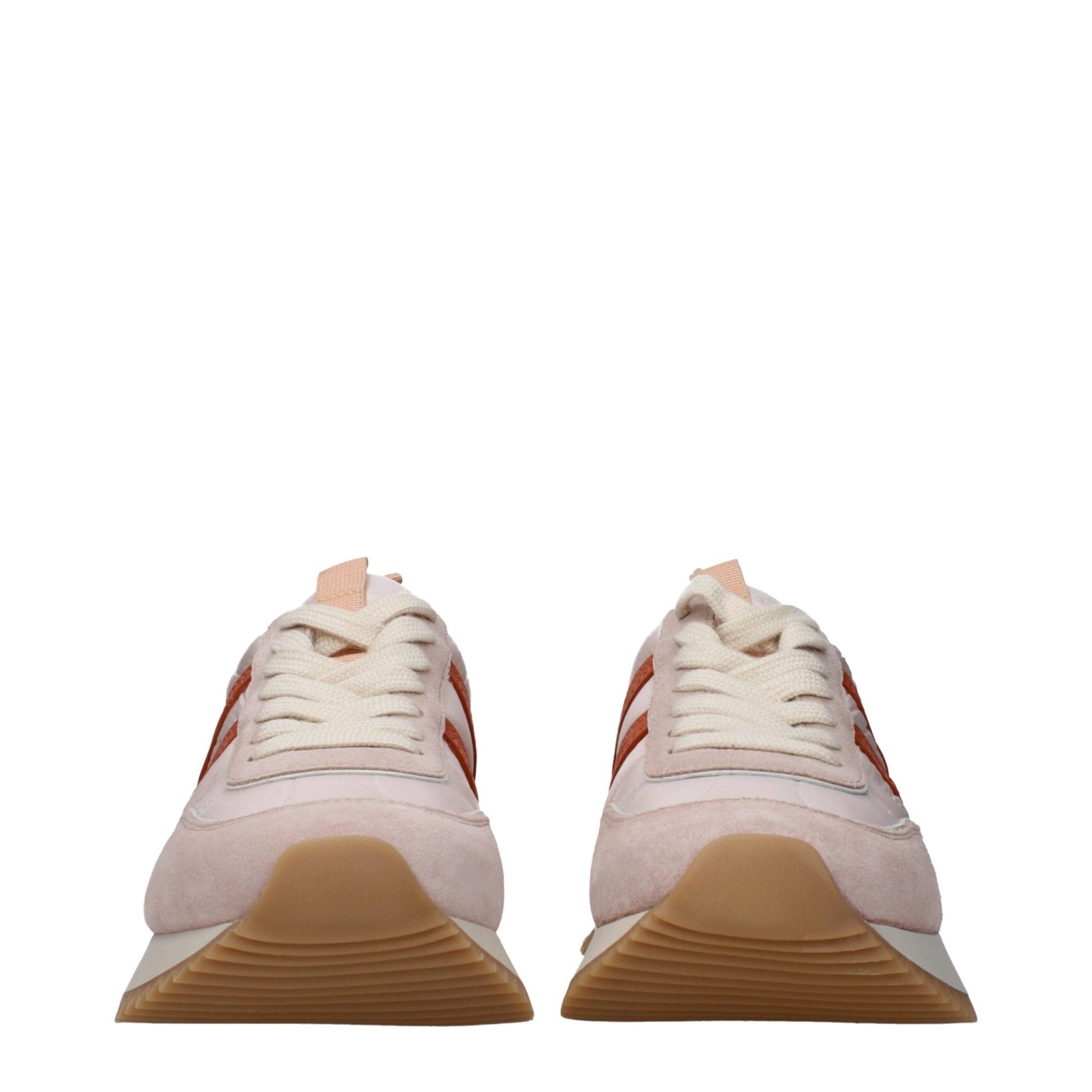 Moncler Pink Fabric Chunky Sneakers – EU36/US6 par Moncler | Disponible sur Sandy Store ByNet
