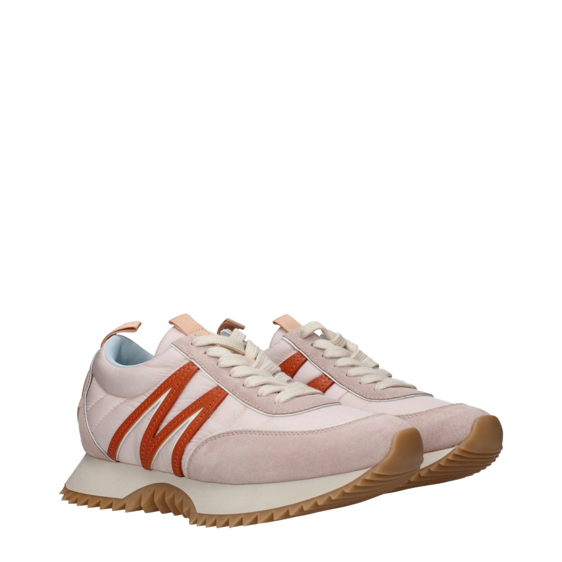 Moncler Pink Fabric Chunky Sneakers – EU36/US6 par Moncler | Disponible sur Sandy Store ByNet