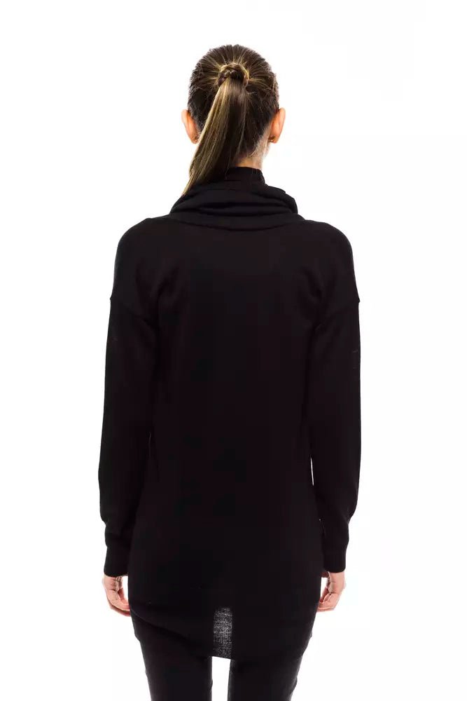 Montana Blu Black Wool Women Sweater - Sandy Store ByNet