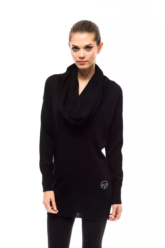 Montana Blu Black Wool Women Sweater - Sandy Store ByNet