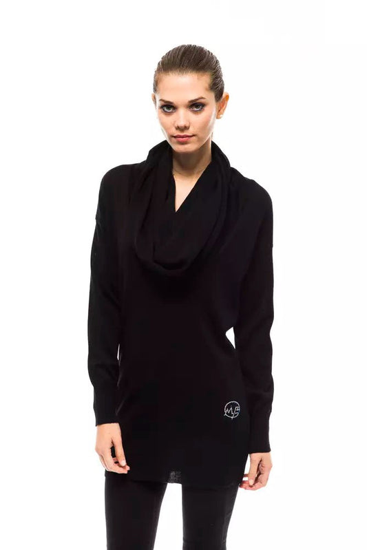 Montana Blu Black Wool Women Sweater - Sandy Store ByNet
