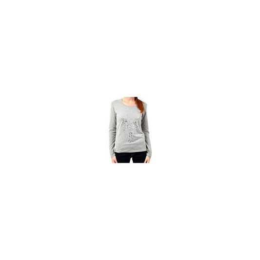 Montana Blu Gray Cotton Women Top - Sandy Store ByNet