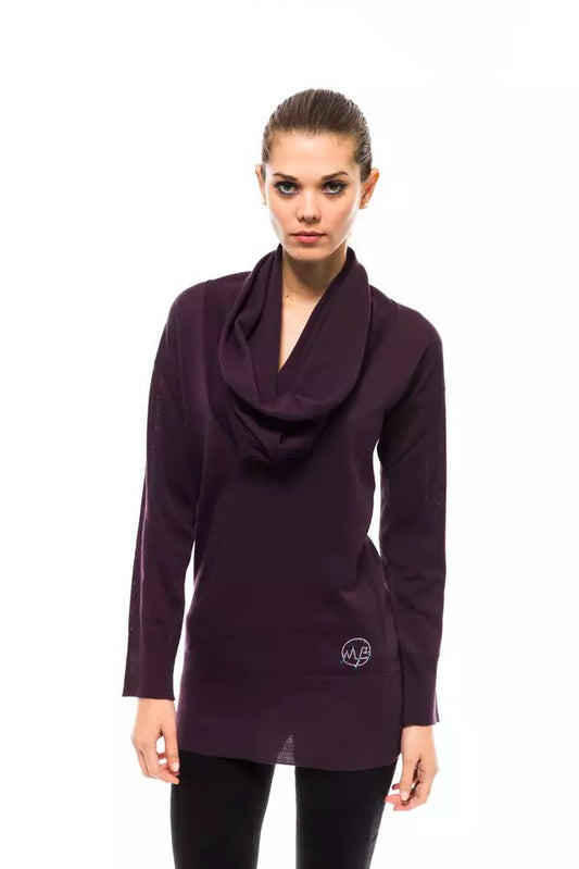 Montana Blu Purple Wool Women Sweater - Sandy Store ByNet