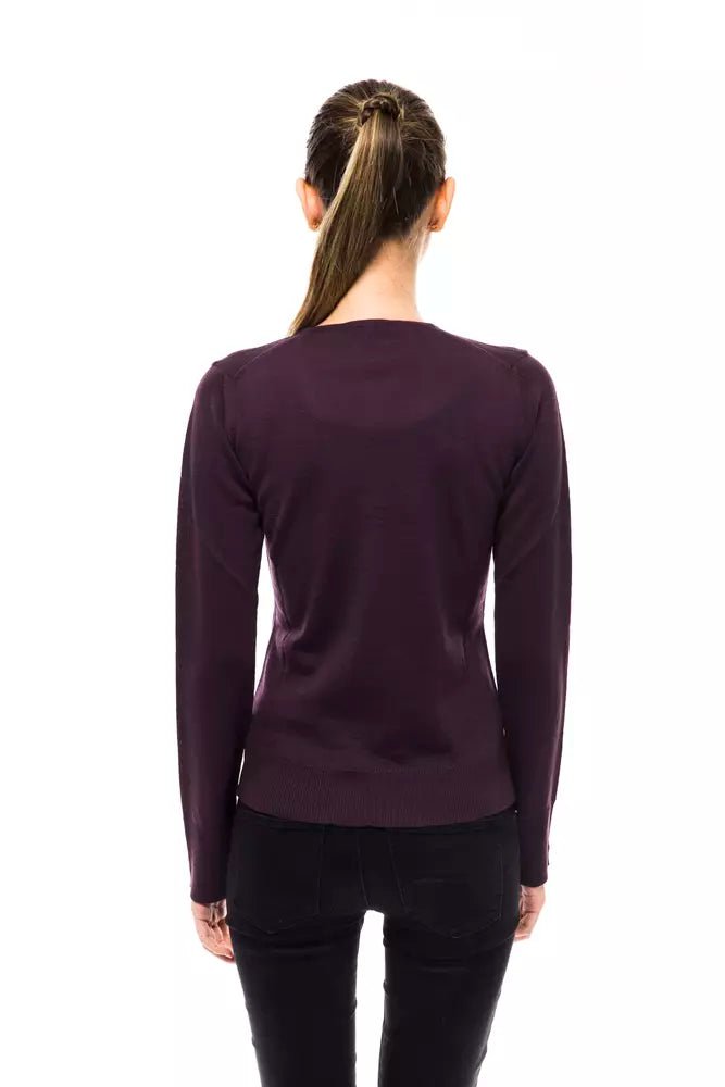 Montana Blu Purple Wool Women Sweater - Sandy Store ByNet
