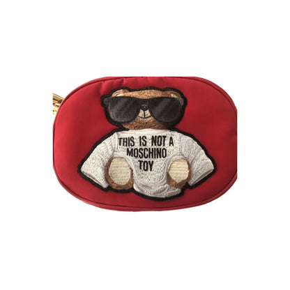 Moschino Couture Chic Embroidered Nylon Belt Bag in Pink - Sandy Store ByNet
