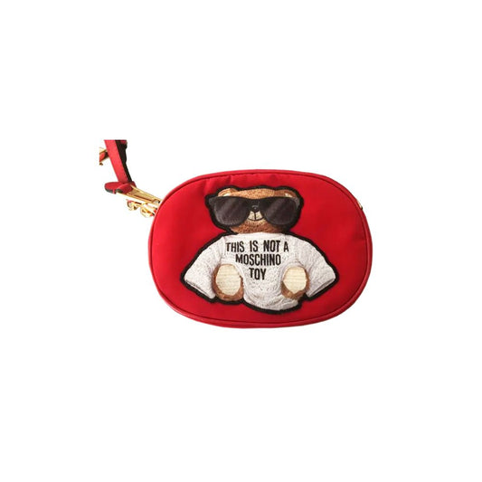 Moschino Couture Chic Embroidered Nylon Belt Bag in Pink - Sandy Store ByNet