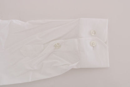 Moschino Elegant White Slim - Fit Cotton Shirt - Sandy Store ByNet